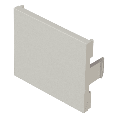 Módulo de Tapa Ciega / 1/2 Elemento / Blanco Mate / ABS / 1.56 x 1.34 x 0.11 pulgadas CHB2IW-X PANDUIT