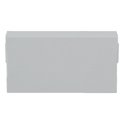 Módulo de Tapa Ciega / Insertos Inclinados y Planos / Diseño Curvo con Etiquetas / Acceso Frontal / Material ABS CHB2MWH-X PANDUIT