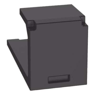 Módulo de Tapa Ciega / Mini-Com / 1 Espacio / Negro / RoHS CMBBL-X PANDUIT