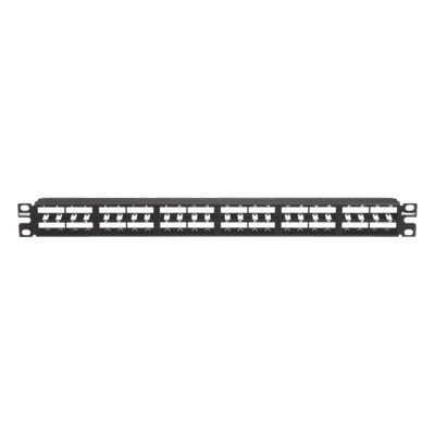 Panel de Parcheo Modular / 48 Puertos / Alta Densidad 1 UR / Plano / Sin Blindaje / Rack 19" CPP48HDWBLY PANDUIT