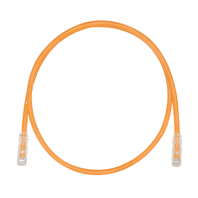 Cable de Parcheo UTP / Cat6 / 28AWG / 20 cm (0.66 ft) / LSZH-CM / Naranja UTP28SP0.2MOR PANDUIT