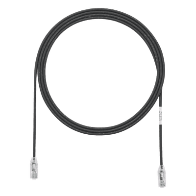 Cable de Parcheo Cat6 / UTP 28AWG / 3.05m (10 Pies) / Diámetro 3.8mm / PoE++ / -10 a 75°C UTP28SP10BL PANDUIT