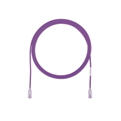 Cable de Parcheo / UTP Cat6 / 28AWG Diámetro Reducido / 0.3 m (1 pie) / Violeta UTP28SP1VL PANDUIT