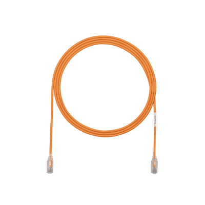 Cable de Parcheo Cat6 / UTP 28AWG / 3.8 mm / 6.1 m (20 pies) / Naranja UTP28SP20OR PANDUIT