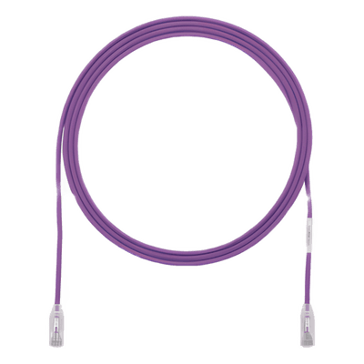 Cable de Parcheo UTP Cat6 / 28 AWG / 7.62 m (25 ft) / Diámetro Reducido 3.8 mm / Doble Clasificación CM/LSZH / PoE hasta 90W UTP28SP25VL PANDUIT