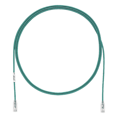 Cable de Parcheo UTP / Cat6 / 28AWG Diámetro Reducido / 9.14 m (30 ft) / LSZH / Verde UTP28SP30GR PANDUIT