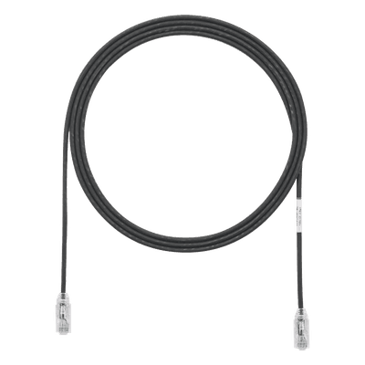 Cable de Parcheo / UTP Cat6 / 28AWG Diámetro Reducido / 3.8 mm / 1.52 m (5 Pies) / Negro / CM-LSZH / PoE++ UTP28SP5BL PANDUIT