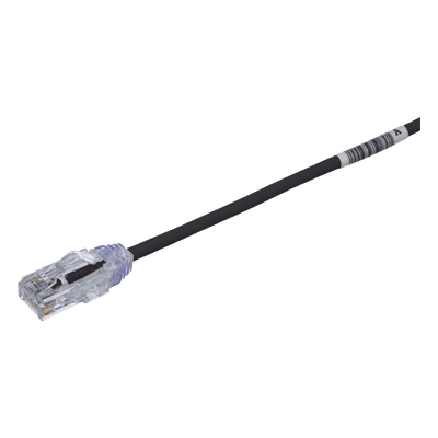 Cable de Parcheo UTP / Cat6 / 28AWG / Diámetro Reducido 3.8 mm / 15.2 cm (6 in) / Negro / CM/LSZH UTP28SP6INBL PANDUIT