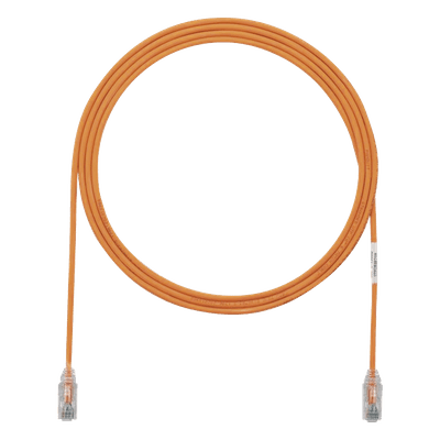 Cable de Parcheo UTP / Cat6 / 28AWG Diámetro Reducido / 2.13 m (7 pies) / Naranja UTP28SP7OR PANDUIT