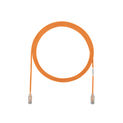 Cable de Parcheo UTP / Cat6 / 28AWG / 3.8 mm / 20.2 cm (0.66 ft) / LSZH-CM / Naranja UTP28SP8INOR PANDUIT