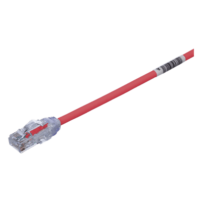 Cable de Parcheo UTP Cat6A / 28AWG / CM-LSZH / 3.05 m (10 pies) / Rojo