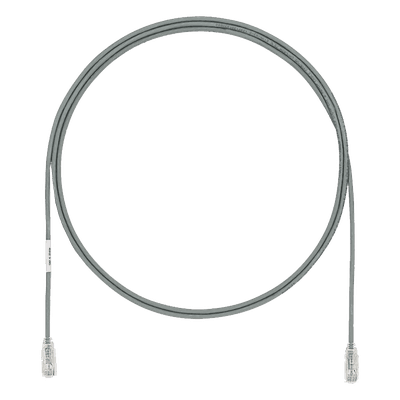 Cable de Parcheo UTP / Cat6A / 28AWG / CM-LSZH / 0.30 m (1 pie) / Gris UTP28X1GY PANDUIT