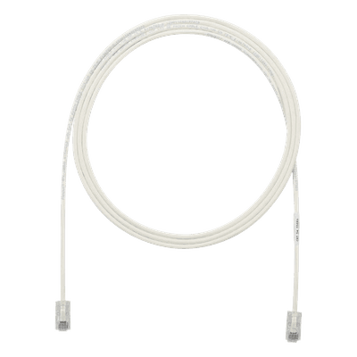 Cable de Parcheo UTP Cat6A / 28AWG / CM/LSZH / 1.22m (4ft) / Blanco Mate UTP28X4 PANDUIT