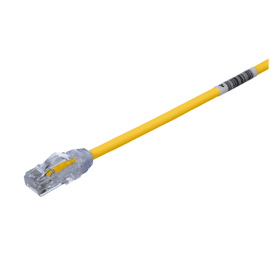 Cable de Parcheo UTP / Cat6A / 28AWG / CM-LSZH / 1.22 m (4 ft) / Amarillo UTP28X4YL PANDUIT