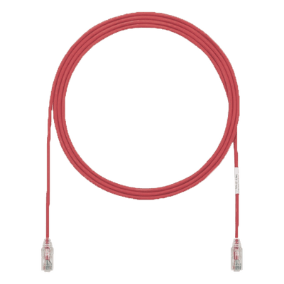Cable de Parcheo UTP Cat6A / 28AWG Diámetro Reducido / CM-LSZH / 15.24 m (50 ft) / PoE Tipo 3 y 4 / 500 MHz UTP28X50RD PANDUIT