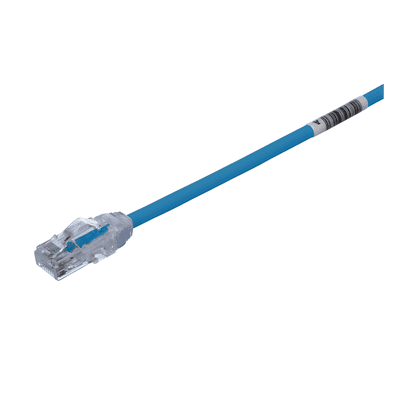 Cable de Parcheo UTP Cat6A / 28AWG Diámetro Reducido / CM/LSZH / 2.13 m (7 ft) / PoE++ / -40 a 75°C UTP28X7BL PANDUIT