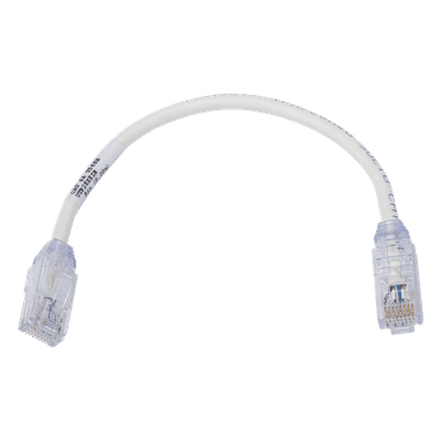 Cable de Parcheo UTP / Cat6A / 28 AWG / CM-LSZH / 20.3 cm (8 ft) / PoE++ / Alta Densidad UTP28X8IN PANDUIT