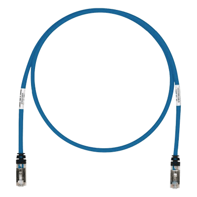 Patch Cord / Cat6A S/FTP / CM/LS0H / 10 m (32.81 ft) / 26 AWG / 500 MHz / Azul STP6X10MBU PANDUIT