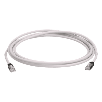 Patch Cord Cat6A / Blindado S/FTP / CM/LS0H / 2.5 Metros (8.20 Pies) / Color Gris STP6X2.5MIG PANDUIT