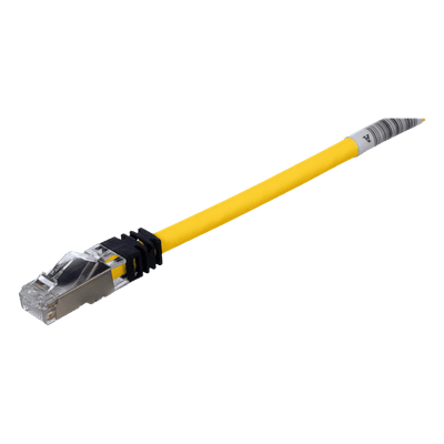 Patch Cord Cat6A / Blindado S/FTP / 26 AWG / 500 MHz / 3 m (9.8 ft) / LS0H / Amarillo STP6X3MYL PANDUIT