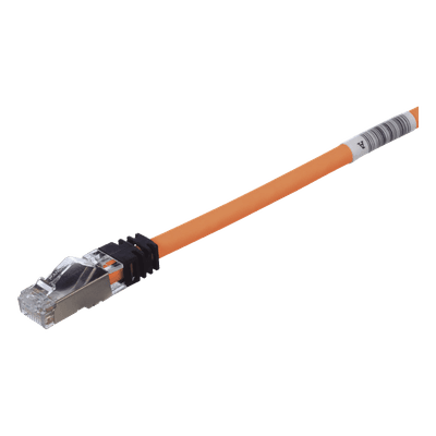 Patch Cord Cat6A / Blindado S/FTP / CM/LS0H / 2.13 m (7 ft) / Color Naranja STP6X7OR PANDUIT