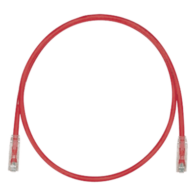 Cable de Parcheo UTP Cat6 / 24 AWG / 6.1 m (20 ft) / CM / T568A/B / PoE 2500 Ciclos / Conector Chapado en Oro 50 μm UTPSP20RDY PANDUIT