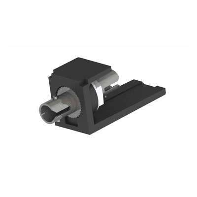 Módulo Acoplador ST Simplex / Fibra Multimodo OM3/OM4 / Cerámica Zirconia / Tipo Mini-Com 2 Espacios / Color Negro CMSTZBL PANDUIT