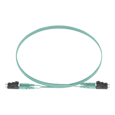 Jumper de Fibra Óptica / Multimodo OM3 50/125 / LC-LC Dúplex / OFNR Riser / LSZH / 5 m (16.40 pies)