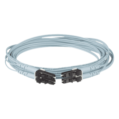 Jumper de Fibra Óptica / Multimodo OM3 50/125 / LC-LC Duplex / OFNR Riser / 7 m (22.97 ft) / Aqua FX2ERLNLNSNM007 PANDUIT