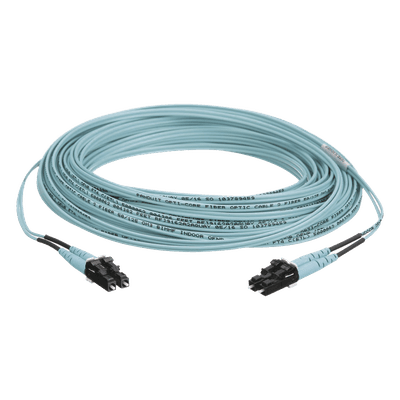 Jumper de Fibra Óptica / Multimodo OM3 50/125 / LC-LC Dúplex / OFNR Riser / Aqua / 50 m (164.04 pies) FX2ERLNLNSNM050 PANDUIT