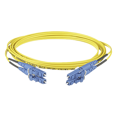 Jumper de Fibra Óptica / Monomodo OS2 9/125 / LC-LC Dúplex / OFNR Riser / 4 m (13.12 pies) / Amarillo F92ERLNLNSNM004 PANDUIT
