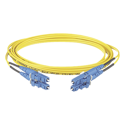 Jumper de Fibra Óptica / Monomodo OS2 9/125 / LC-LC Duplex / OFNR Riser / 12 m (39.37 pies) / Amarillo F92ERLNLNSNM012 PANDUIT