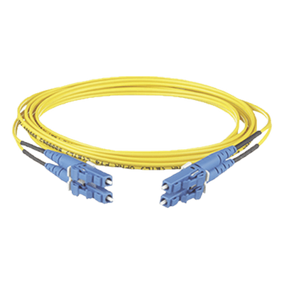 Jumper de Fibra Óptica Monomodo 9/125 OS2 / LC-LC Dúplex / OFNR Riser / 20 m (65.62 pies) / Amarillo F92ERLNLNSNM020 PANDUIT