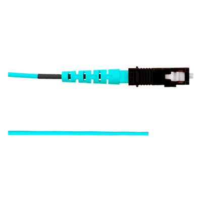 Pigtail de Fibra Óptica / SC Simplex / Multimodo OM3 50/125 / 900µm / 2 Metros (6.56 Pies) / Color Aqua FX1BN3NNNSNM002 PANDUIT