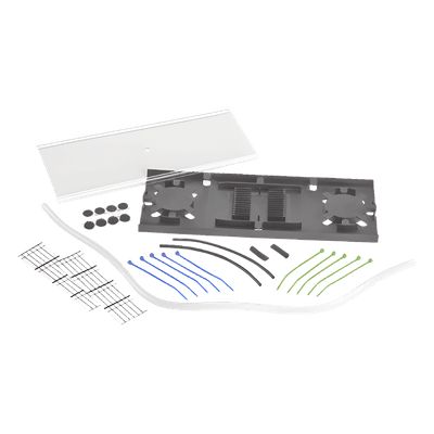 Charola de Empalme para Fibra Óptica / 24 Empalmes de Fusión o Mecánicos / 144 Empalmes Ribbon / 4.4 x 10.1 x 0.37 pulgadas FST24S PANDUIT