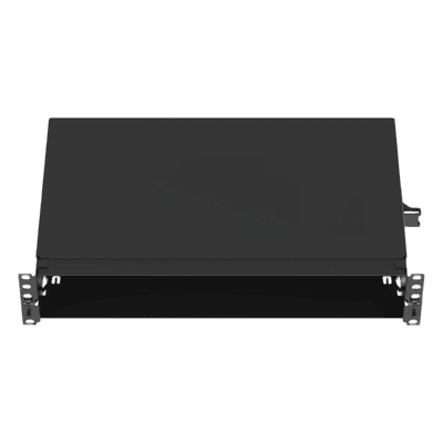 Panel de Distribución de Fibra Óptica / 2UR / 192 Fibras / Bandeja Fija / Entrada Lateral o Posterior / 6.56 ft FMT2 PANDUIT