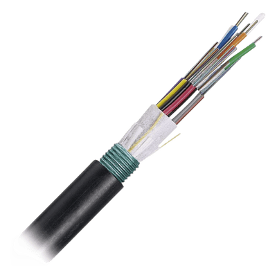Cable de Fibra Óptica / 24 Hilos / OSP Planta Externa / Armado / Monomodo OS2 / 250µm / Bloqueo de Agua Seco / Antiaplastamiento / 0.82 pies FSWN924 PANDUIT