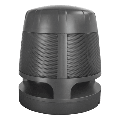 Altavoz para exteriores / 6.5 in / 360° / 3 tweeters / 8Ω / 70V/100V / IP resistente intemperie / 21.3 ft cobertura AS-360 TRUAUDIO