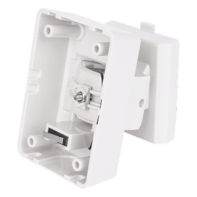 Montaje para Sensor PIR / Exterior / Ajustable 90° / Anti-UV / Anti-corrosión / Compatible DS-PD2-T12P-WEL y DS-PD2-T12AME-EL DS-PDB-EX-W HIKVISION