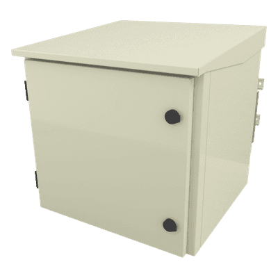 Gabinete Exterior / Rack 19" 9U / Ventiladores con Termostato / 4 Salidas NEMA 5-15R 10A / Poste Torre Pared LP-FORTE-09U-R2 LINKEDPRO BY EPCOM