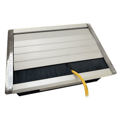 Caja universal vacía de 1 módulo para instalación en escritorio (voz, datos, vídeo, contactos eléctricos), (No incluye accesorios) CE-UNI-1M THORSMAN