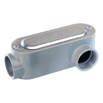 Condulet Tipo LL / 1" (25.4 mm) / Aluminio Diecast / NPT / Volumen 185 cm³ / Hermético / UL 514A OLL-0094C RAWELT