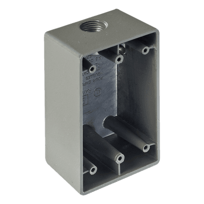 Caja Condulet FS / 3/4" (19.05 mm) / 1 Boca / Aluminio Inyectado / A Prueba de Intemperie / Volumen 308.3 cm³ / UL 514A y CAN/CSA-C22.2