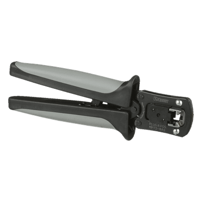 Pinzas Ponchadoras / RJ45 / Cat5e Cat6 Cat6A / 193x19.8x63.5 mm / 7.6x0.8x2.5 in / Negro MPT5-8AS PANDUIT