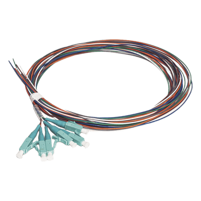 Kit de Pigtails / Multimodo OM3 50/125 µm / Conector LC / 2 Metros (6.56 Pies) / 6 Piezas / Recubrimiento 900 µm LP-FO-MM-PIG-06-LC LINKEDPRO BY EPCOM