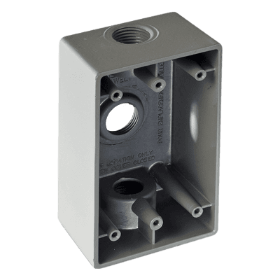 Caja Condulet / 3 Bocas 1/2" (12.7 mm) / Aluminio Diecast / Intemperie / Volumen 300.1 cm³ / NPT