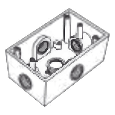 Caja Condulet / 5 Bocas / 3/4" (19.05 mm) / Aluminio Diecast / Intemperie / NPT / Volumen 275.5 cm³