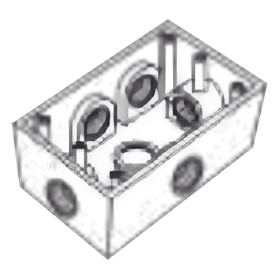 Caja Condulet / 6 Bocas / 3/4" (19.05 mm) / Aluminio Diecast / NPT / Intemperie RR-0290 RAWELT