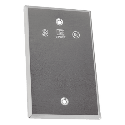 Tapa ciega de aluminio / Espesor 1.02 mm / 2 diámetros 3 mm (0.11') / Peso 0.024 kg / Uso interior y exterior TR-0420 RAWELT