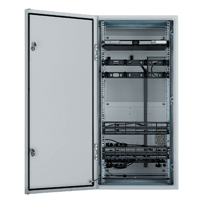 Gabinete Industrial de Distribución / Montaje en Pared / 26 UR / NEMA 4/12 IP66 / Acero Bajo en Carbono / 350 lb (158.8 kg) ZDF48-RA PANDUIT